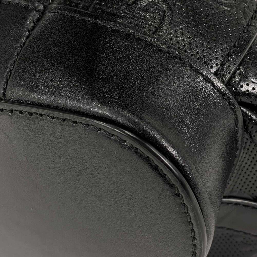 Gucci GG pattern backpack, embossed leather, blac… - image 7